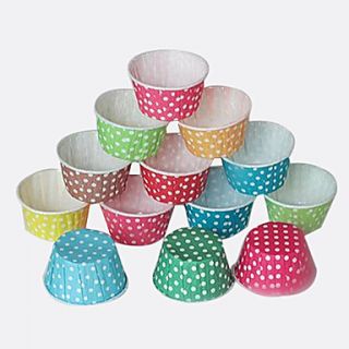Mixed Mini Size Paper Cupcake Liner Muffin Case Cake Tool Party Decoration Tool(100pcs)