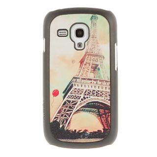 Eiffel Tower Drawing Pattern Protective Hard Back Cover Case for Samsung Galaxy S3 Mini I8190