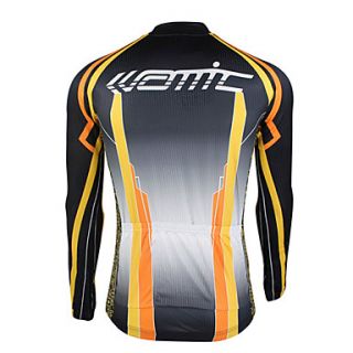 SANTIC Mens 100% Polyester Long Sleeve Winter Cycling Jacket