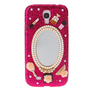 Bling Jewels with Mirror Pattern Hard Back Cover Case for Samsung Galaxy S4 I9500