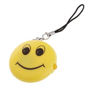 Smiley Shape LED Keychain Flashlight