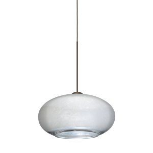 Besa Lighting BEL 1XC 2492SF BR Brio 7 1 Light Pendant