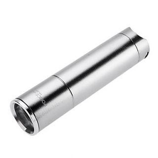 Small Sun ZY  S5 Mode Waterproof Adjustable Zoom Cree LED Flashlight(100ML,2xAA,Silver)