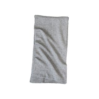 Tubular Knit Scarf, Grey, Mens