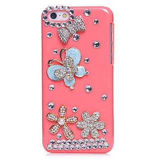 Butterfly Dance Jewel Covered Cases for iPhone 5C
