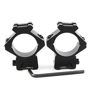 25mm Diameter Double Ring with 11mm Weaver Rail Scope Mount