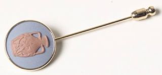 Wedgwood Jasperware Jewelry Goldplate Stick Pin, Fine China Dinnerware   Jasperw
