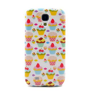 Pretty Strawberry Cakes Pattern TPU Soft Back Case Cover for Samsung Galaxy Galaxy S4 I9500