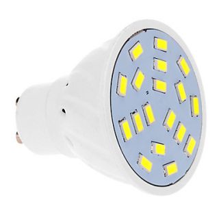 GU10 7W 18x5630SMD 570LM 5500 6500K Cool White Light LED Spot Bulb (220 240V)