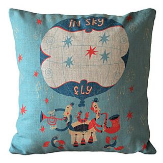 Ballon Music Decorative Pillow Cover