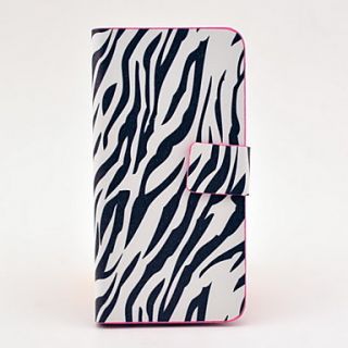 Zebra Stripe Pattern Full Body Leather Tpu Case for iPhone 5C