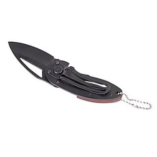 Mini Black Folding Knife with Clip