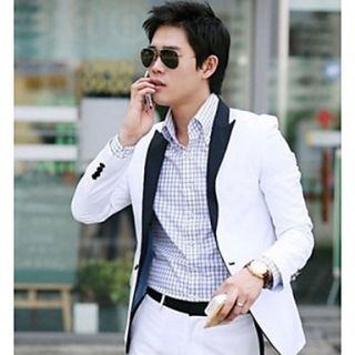 Mens Fashion Korean Style Slim Casual Suit