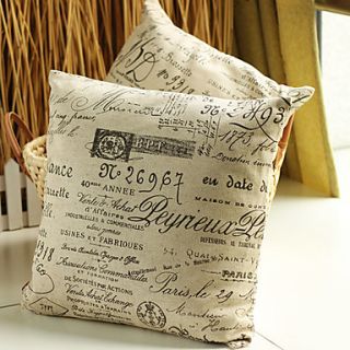 18Square Novelty Cotton/Linen Decorative Pillow Cover