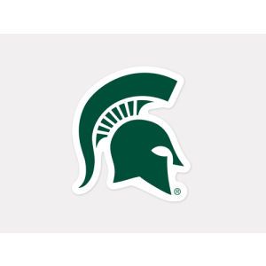 Michigan State Spartans Wincraft 4x4 Die Cut Decal Color