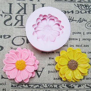 DIY One Hole Sunflower Silicone Mold Fondant Molds Sugar Craft Tools Resin flowers Mould Molds For Cakes
