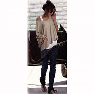 Womens New Lady Loose Tops Batwing T Shirt Casual Blouse Tank Vest