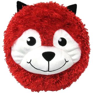Round Red Fox Pillow