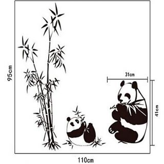 And Bamboo Pattern DIY Adhesive Removable Wall Decal