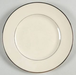 Royal Devon Simplicity Platinum Salad Plate, Fine China Dinnerware   Cream Backg