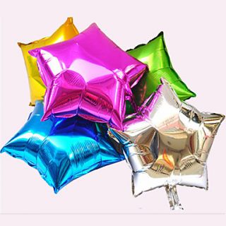 Star Aluminum Foil Balloons for Wedding/Birthday/Party   Set of 6 (More Colors)