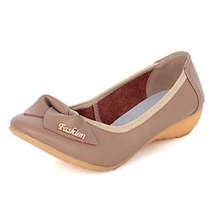 ELF Shoes Womens Elegant Mules Basic Loafers Flat Heel Leather Shoes
