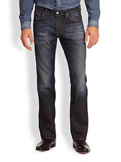 AG Adriano Goldschmied Protege Straight Leg Jeans   Dark Blue