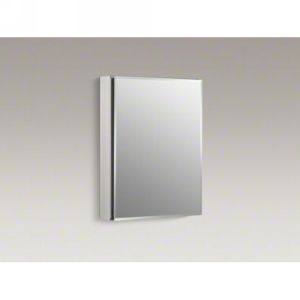 Kohler K CB CLC2026FS NA Universal Aluminum Single Door Medicine Cabinet,20 W x