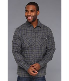 Outdoor Research Clamor Flannel Shirt Mens Long Sleeve Button Up (Gray)