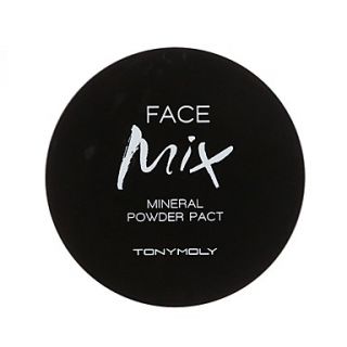 [TONYMOLY] Face Mix Mineral Powder Pact 12g (Matte Finish Pressed Powder Pact for Oily Skin) [01 Mix Vanilla]