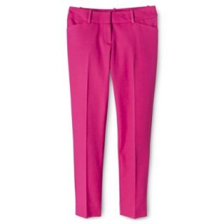 Mossimo Womens Modern Fit Ankle Pant   Vivid Pink 10