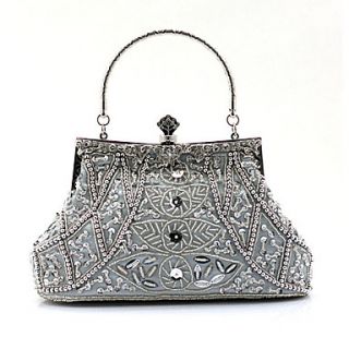 Freya WomenS Fashion Exquisite Outside Chanzhu Embroidered Bag(Silver)