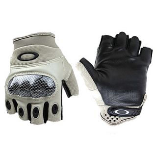 2 Color Classical Tactical Short Finger Gloves For Outdoor