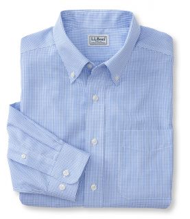 Wrinkle Resistant Vacationland Sport Shirt, Traditional Fit Mini Check