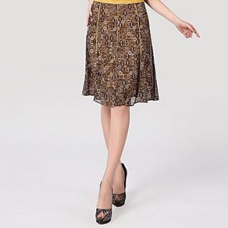 Cerel Ethnic Print Fashion Midi Skirt