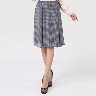Cerel Ethnic Print Elegant Midi Skirt