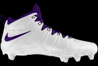 Nike Huarache 4 LX D iD Custom Mens Lacrosse Cleats   Purple