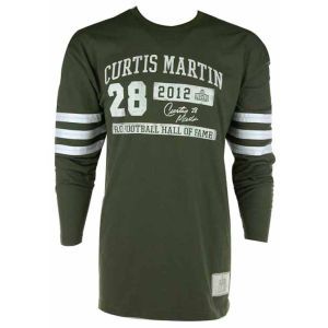 New York Jets Curtis Martin NFL Hall Of Fame Inductee Long Sleeve T Shirt