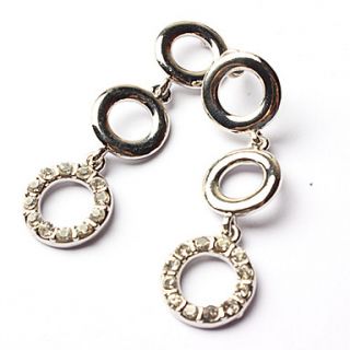 ME Gold Plated Hollow Circle Earings