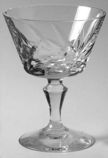 Fostoria Carillon (Cut) Champagne/Tall Sherbet   Stem #6104, Cut #915