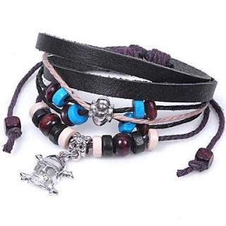 Shining Infinity Style Vintage Pirates Of The Caribbean Skull Punk Bracelet (Screen Color)