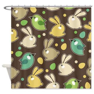 Bunnies and Birds Shower Curtain  Use code FREECART at Checkout