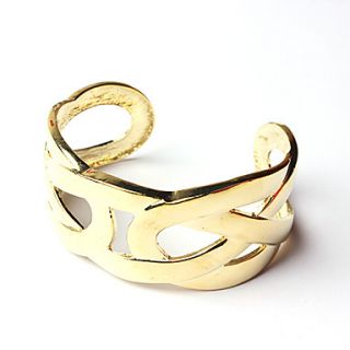 ME Gold Plated Classic Hollow Big Bracelet