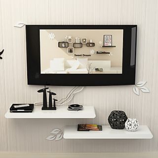 Thicker Decorative Modern Fantastic Solid Color Arc Corner Line shaped Storage Shelf