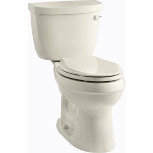 Kohler K 3609 UR 47 CIMARRON Comfort Height Elongated 1.28 gpf Toilet with Class