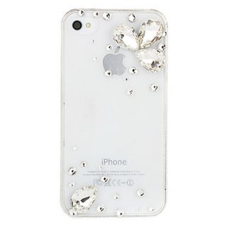 Waterdrop Crystal Transparent Case for iPhone 4/4S