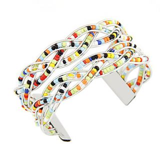 Exquisite Alloy With Multi color Beads Womens Bracelet(More Colors)