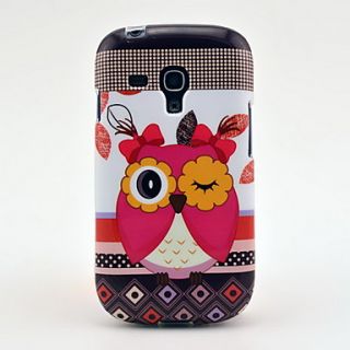 Lovely Owl Pattern Soft TPU Imd Case for Samsung Galaxy S3 Mini I8190