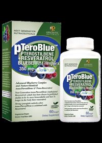 Pteroblue Pterostilbene + Resveratrol 350Mg