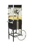 Gold Medal 8 oz Retro Popcorn Machine w/ Etched Glass & Black Dome, 120/208V